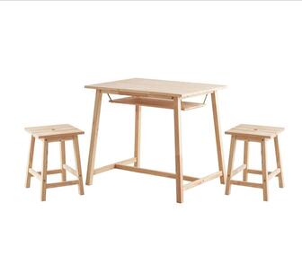 Mesa 2 Seater Dining Table Set w/ Dining Chair
