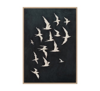 Midnight Wing Canvas Wall Art