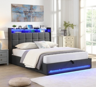 Milperra Gas Lift Double Bed