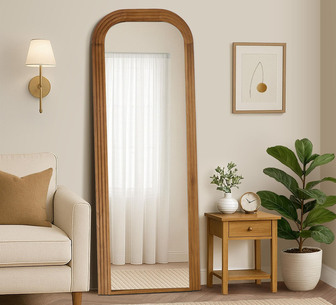Mileth 165x60cm Brown Full Length Mirror