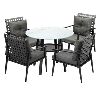 Milos 4 Seater Outdoor Dining Set