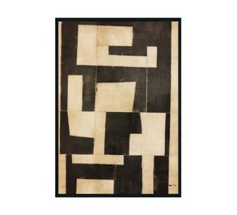 Minds Eye II Canvas Painting Black
