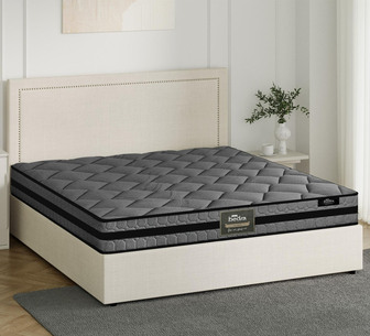 Mireille King Gas Lift Bed Frame & Mattress Bundle