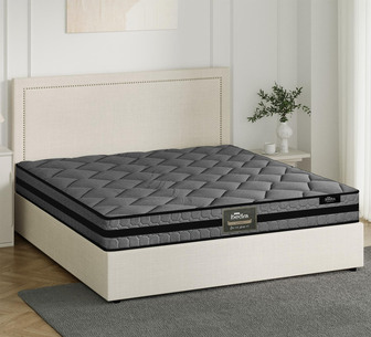 Mireille Queen Gas Lift Bed Frame & Mattress Bundle