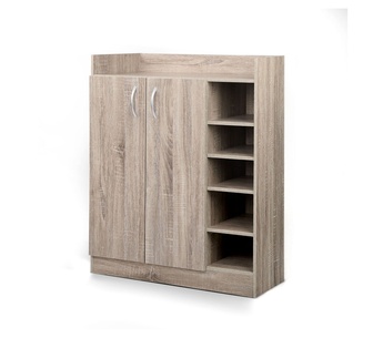 Mirasol 2 Doors Oak Shoe Rack Cabinet