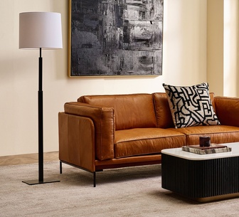 Mistara Black Floor Lamp