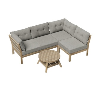Morelos 4 Seater Beige Outdoor Lounge Setting