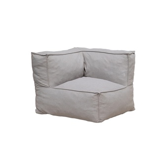 Moises Outdoor Corner Lounge Seat Taupe