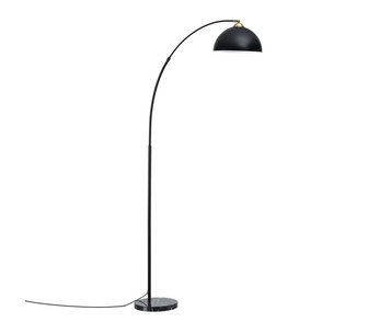 MonoGlow Black Arched Floor Lamp