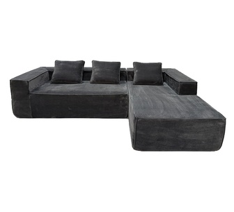 Monash L Shape 3 Seater Sofa Grey