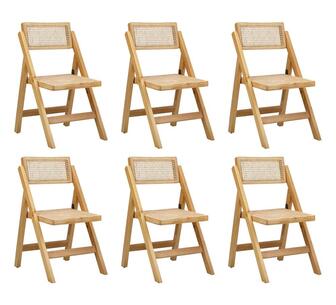 Set of 6 Muriel Dining Chair Natural