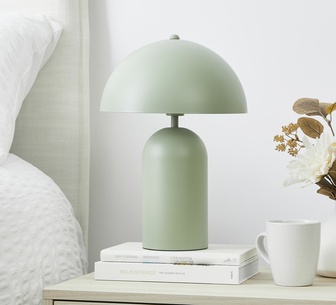 Mushroom 36cm Table Lamp Sage