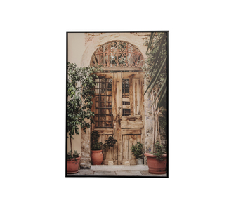 MEDITERRANEAN GATEWAY FRAMED WALL ART 70 X 100