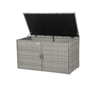 Mystra Grey Box Deck Outdoor Storage Cabinet
