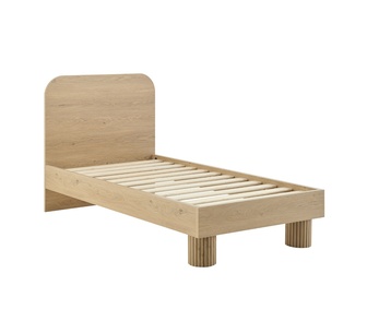 Mysa Oak Single Bed