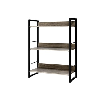 Naya 3 Tier Black Bookshelf