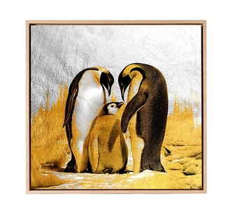 Nael 80x80cm Multicoloured Canvas Wall Art