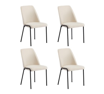 Set of 4 Namie Beige Dining Chair