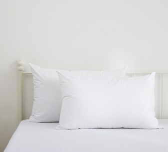 Narah White Waterproof Standard Pillow Protector Twin Pack