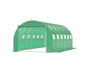 Narisa 600cm x 200cm Steel Greenhouse