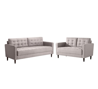 Neptune 2 and 3 Seater Grey Sofa Bundle