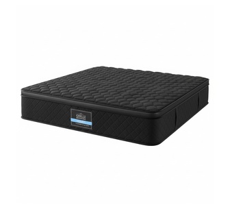 NestyNight 34cm Double Black Pocket Spring Mattress