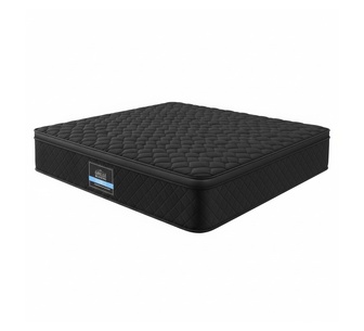 NestyNight 34cm Queen Black Pocket Spring Mattress