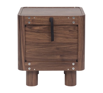Nexira Walnut Bedside Table