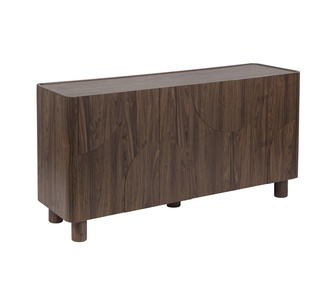 Nexira 3 Door Walnut Buffet