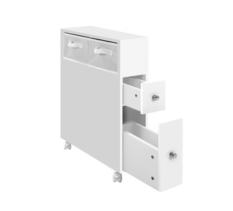 Nextix White Toilet Organiser