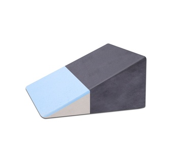 Nidra Grey Cool Gel Memory Foam Wedge Pillow
