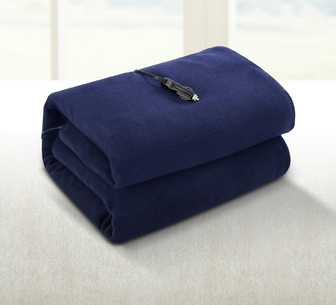 Nima Blue Heated Throw Blanket