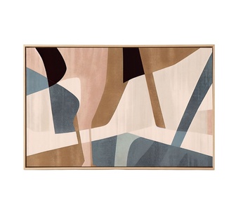 Noren 70x100cm Multicoloured Framed Canvas Wall Art