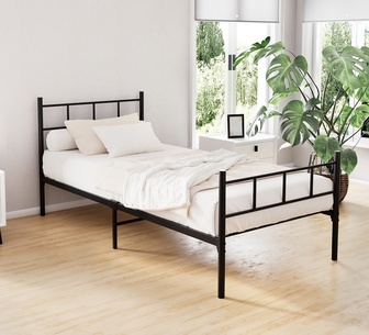 Norma Bed Black Single