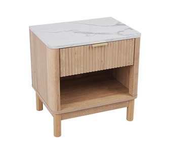 Norvex Natural Bedside Table