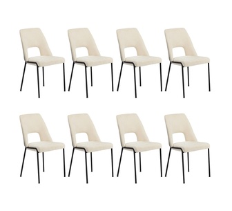 Set of 8 Normie Beige Dining Chair