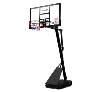 Nyxie 305cm Black Adjustable Height Basketball Hoop Stand