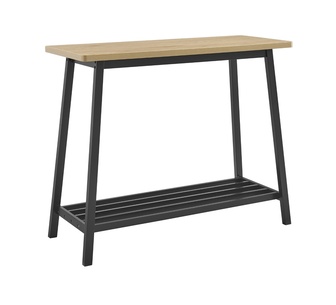Nystral 1 Shelf Black Console Table