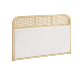 Odelia Queen Natural Pine Wood Bedhead