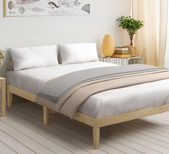 Owli Double Natural Bed Frame