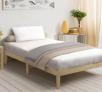 Owli Single Natural Bed Frame