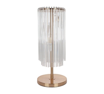 Opalune Brass Table Lamp