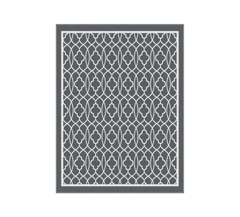 Opaline 274x366cm Grey Reversible Outdoor Rug