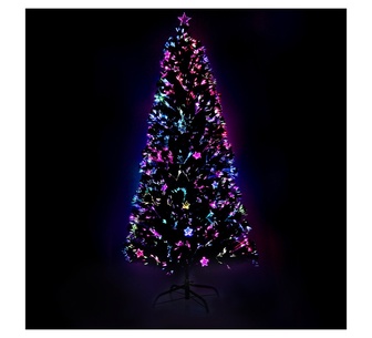 Holly Jolly 2.1M Christmas Tree Optic Fibre LED Multi
