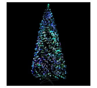 Holly Jolly 1.8m Optic Fibre LED ChristmasTree 300Tips Multi