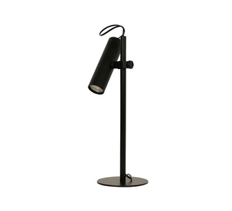 Orialis Matte Black Adjustable Head Table Lamp