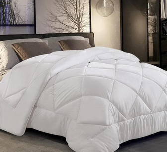 Floribel King 800GSM White Bamboo Quilt