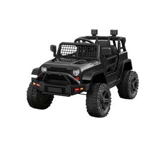 Orlena 12V Kids Black Ride-On Jeep Remote Car
