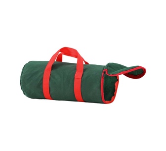Holly Jolly Christmas Ornaments Storage Bag Green