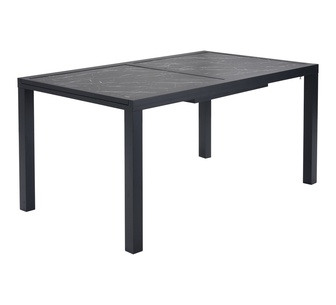 Oro Outdoor Expandable Dining Table Black